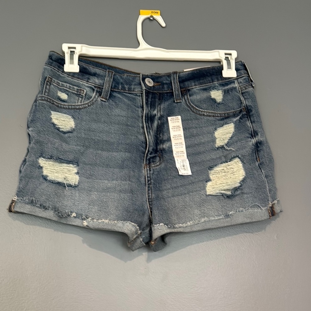 SO Blue Jean Shorts Distressed Vintage Style